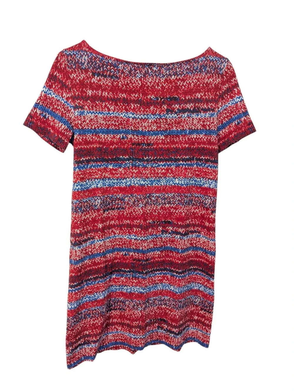 Tory Burch Red, White & Blue Print, Size Xs